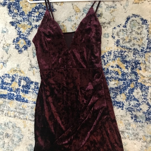 Velvet Mini Dress - Picture 2 of 3